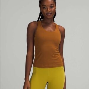 Cool Racerback Tank - Copper Brown Sz 4